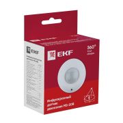 Датчик движения (ИК) MS-20B (ДД) потолоч. 1200Вт 360град. до 6м IP20 EKF dd-ms-20B